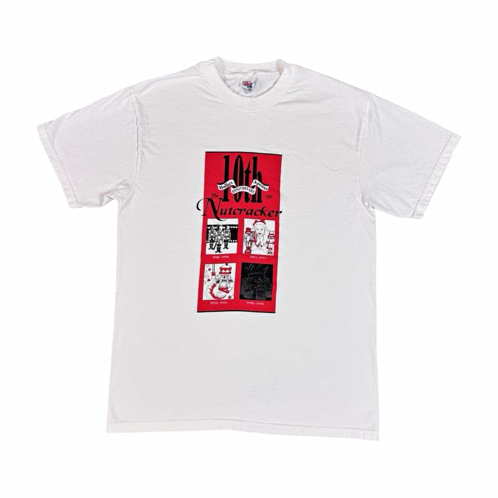 Vintage Nutcracker 10th Anniversary Graphic Tee White Size M
